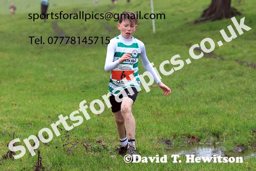 Boys under-13s 2023 NECAA Cross Country Relays, Thornley Hall Farm, Peterlee, County Durham. Photo: David T. Hewitson/Sports for All Pics